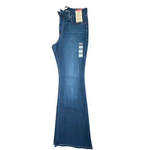 Levi's Women's 726 High Rise Slim Fit Flare Leg Full Jeans 32x32 New - Picture 2 of 9